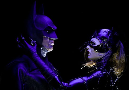 Plakat, Batman i Catwoman Ver2, 100x70 cm Inna marka
