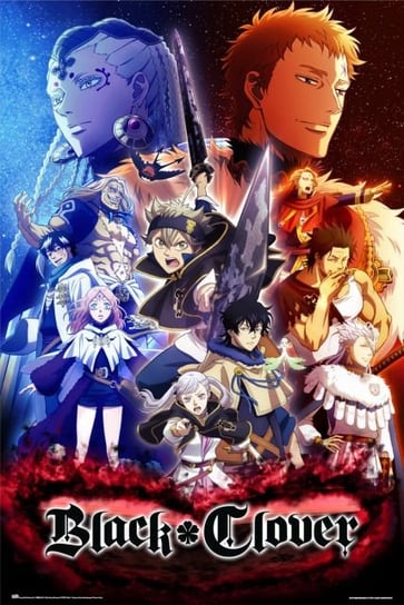 Plakat Black Clover Bohaterowie Anime plakaty na ścianę 61x91,5 cm Galeria Plakatu