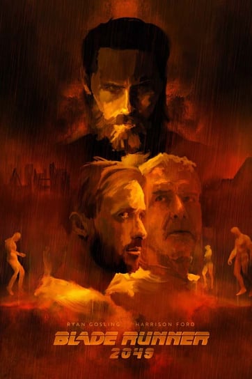 Plakat, Blade Runner 2049 Bohaterowie, 21x29,7 cm Inny producent