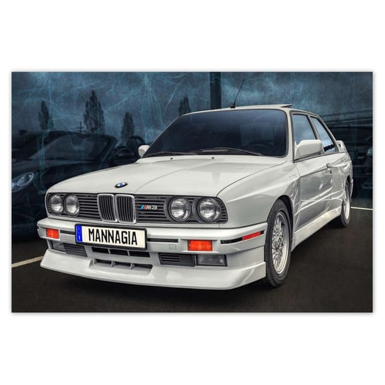 Plakat BMW M3 E30, 120x80 cm ZeSmakiem