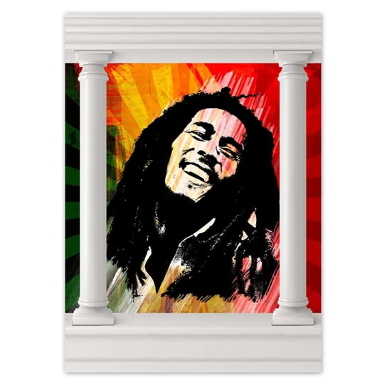 Plakat Bob Marley Reggae, 50x70 cm ZeSmakiem