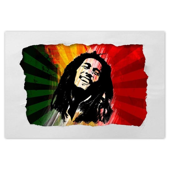 Plakat Bob Marley Reggae, 90x60 cm ZeSmakiem