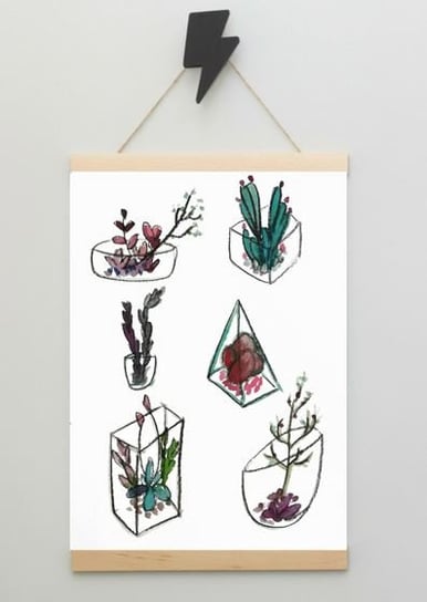 Plakat, Botaniczne I, 61x91,5 cm Inna marka