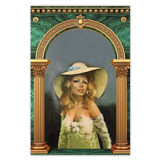 Plakat Brigitte Bardot Kapelusz, 40x60 cm ZeSmakiem