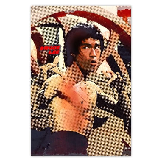 Plakat Bruce Lee Kung Fu, 60x90 cm ZeSmakiem