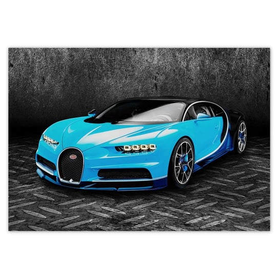 Plakat Bugatti Auto dla chłopca, 100x70 cm ZeSmakiem