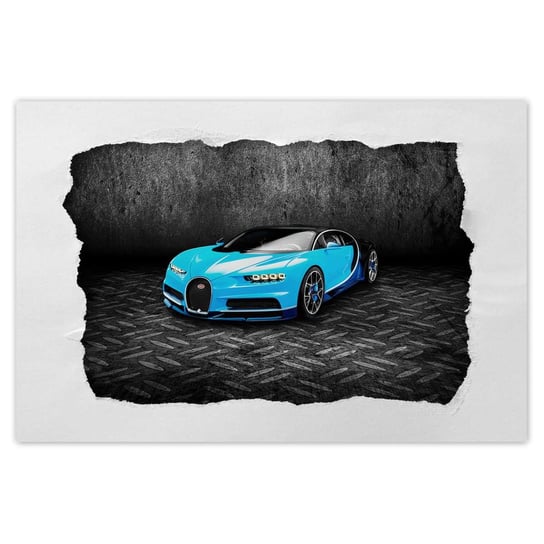 Plakat Bugatti Auto dla chłopca, 60x40 cm ZeSmakiem