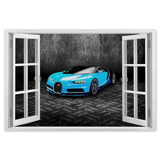 Plakat Bugatti Auto dla chłopca, 90x60 cm ZeSmakiem