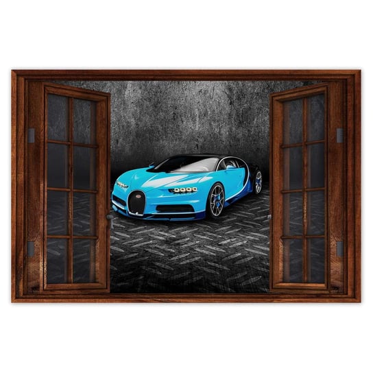 Plakat Bugatti Auto dla chłopca, 90x60 cm ZeSmakiem