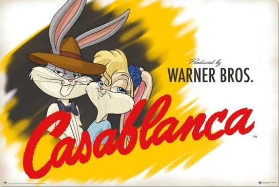 Plakat Casablanca Królik Bugs 91,5X61Cm / 5740 Warner Bros