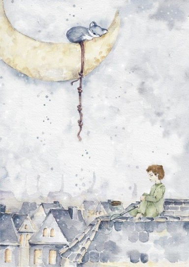 Plakat, Chłopiec na Dachu, 29,7x42 cm Katarzyna Stróżyńska Goraj