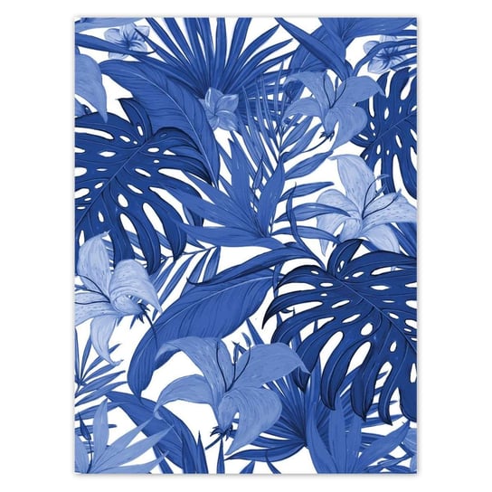 Plakat Classic Blue Monstera, 30x40 cm ZeSmakiem