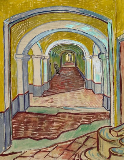 Plakat, Corridor in the Asylum, Vincent van Gogh, 20x30 cm Inny producent