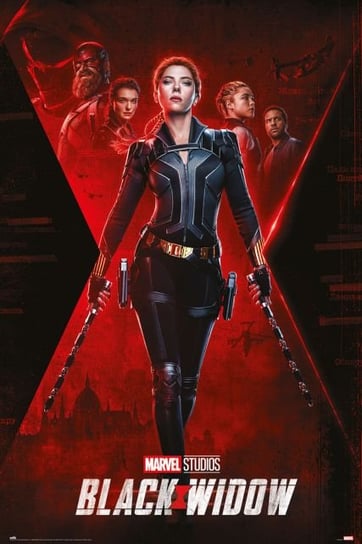 Plakat Czarna Wdowa Black Widow plakat na ścianę Marvel 61x91,5 cm Marvel