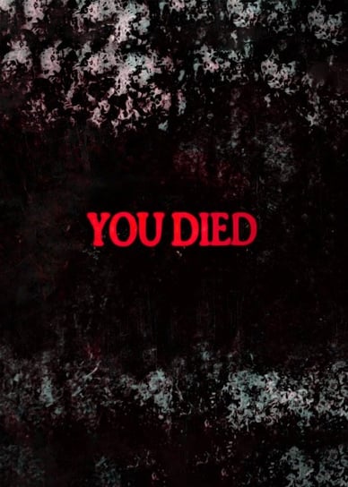 Plakat, Dark Souls - YOU DIED, 70x100 cm Inna marka