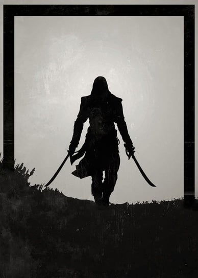 Plakat, Dawn of Heroes - Edward Kenway, Assassins Creed, 30x40 cm Inna marka