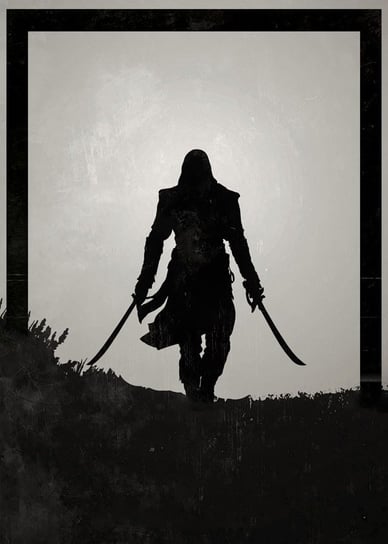 Plakat, Dawn of Heroes - Edward Kenway, Assassins Creed, 60x80 cm Inna marka