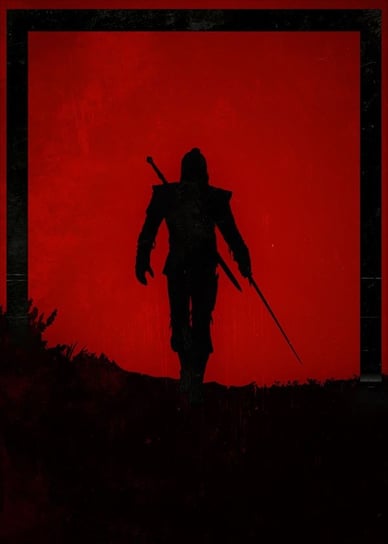 Plakat, Dawn of Heroes - Geralt, Wiedźmin, 30x40 cm Inna marka