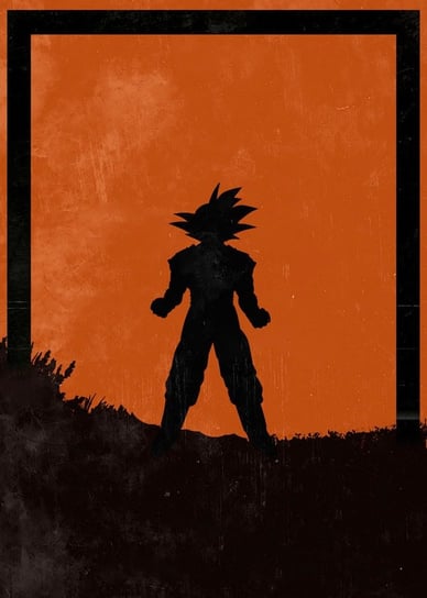 Plakat, Dawn of Heroes - Goku, Dragon Ball, 21x29,7 cm Inna marka