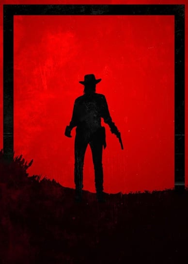 Plakat, Dawn of Heroes - John Marston, Red Dead Redemption, 30x40 cm Inna marka
