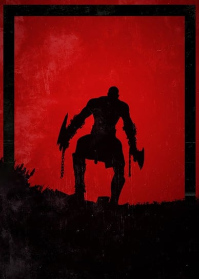 Plakat, Dawn of Heroes - Kratos, God of War, 20x30 cm Inna marka