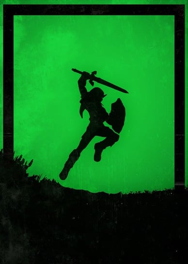 Plakat, Dawn of Heroes - Link, The Legend of Zelda, 30x40 cm Inna marka