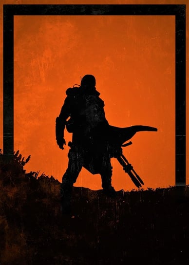 Plakat, Dawn of Heroes - Lone Wanderer, Fallout, 30x40 cm Inna marka