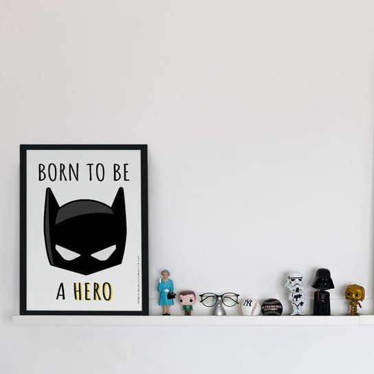 Plakat DC Batman Born to be a Hero 001, 42x29.7cm ERT Group