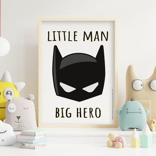 Plakat DC Batman Little man Big hero 001, 42x29.7cm Inna marka