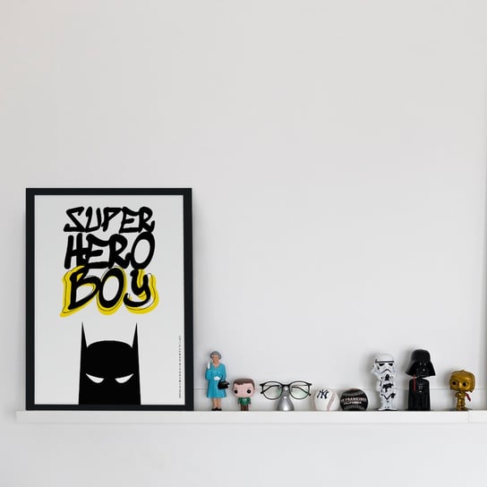 Plakat DC Batman Super Hero Boy 001, 42x29.7cm Inna marka