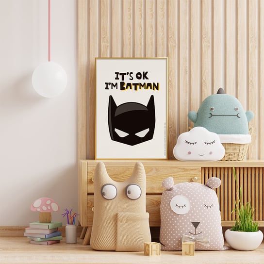 Plakat DC It's Ok I'm Batman 002, 42x29.7cm Inna marka