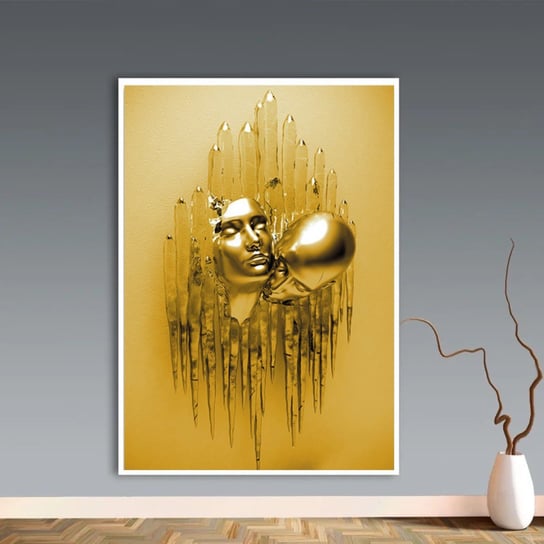 Plakat dekoracyjny, Golden Tender Hold 3D, 60x90 cm brak danych