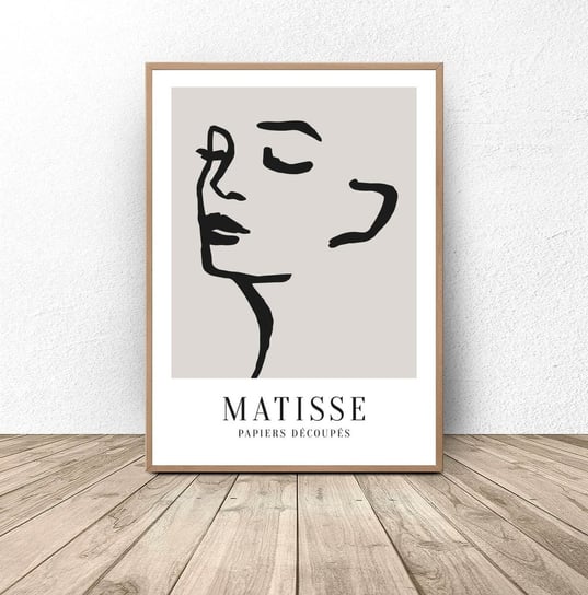 Plakat dekoracyjny "Kobiece rysy" Henri Matisse 50x70 (500mm x 700mm) Scandi Poster