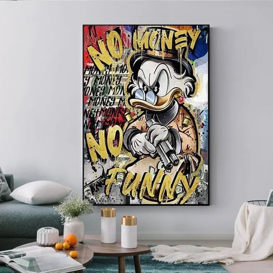 Plakat dekoracyjny, No Money No Funny, 60x90 cm brak danych