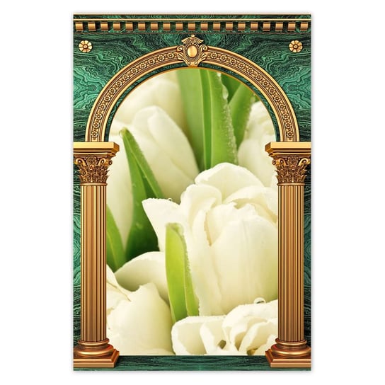 Plakat Delikatne tulipany, 60x90 cm ZeSmakiem