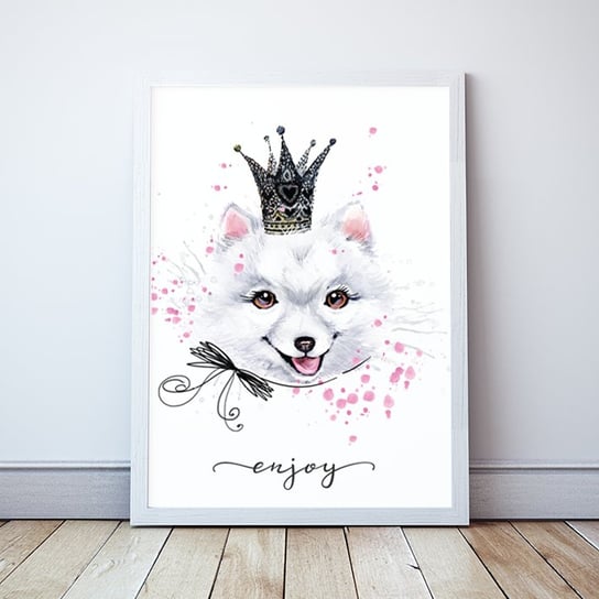Plakat dla księżniczki Enjoy format A3 Wallie Studio Dekoracji