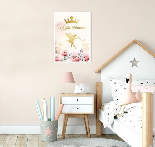 Plakat dla księżniczki, Little Princess format A3 Wallie Studio Dekoracji