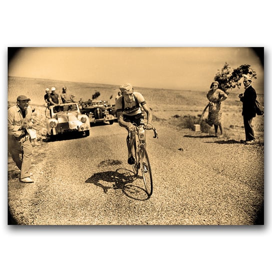 Plakat do pokoju Fotografia Tour de France A1 Vintageposteria