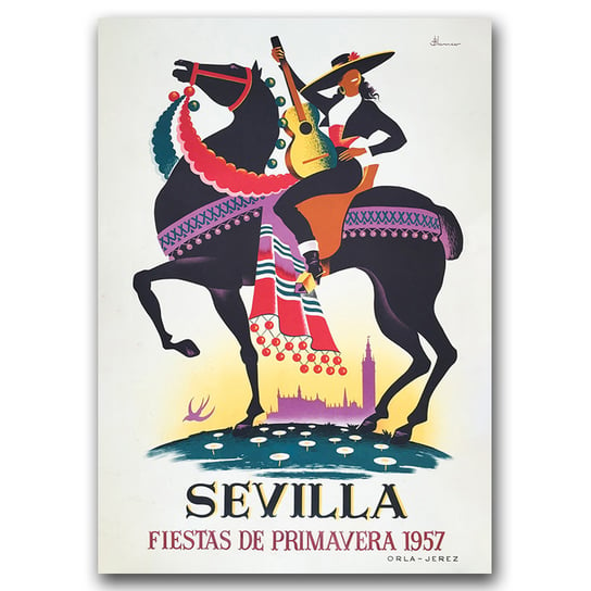 Plakat do pokoju Sevilla Fiesta de Primavera A2 Vintageposteria