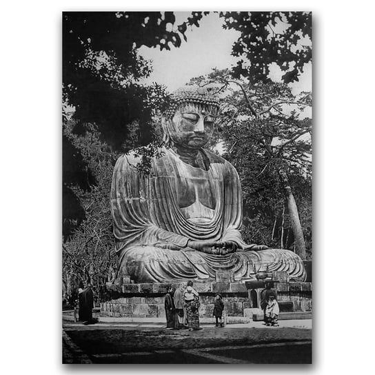 Plakat do pokoju Wielki Budda Japonia A1 60x85cm Vintageposteria