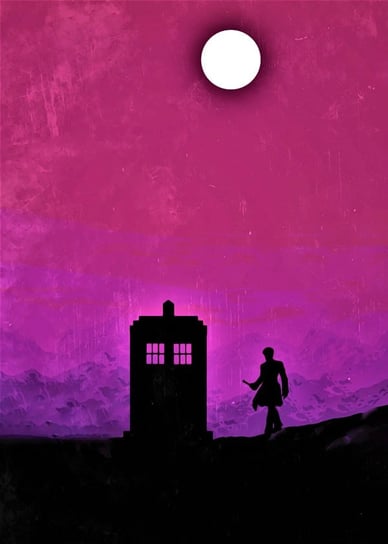 Plakat, Doctor Who Vintage Poster, 30x40 cm Inna marka