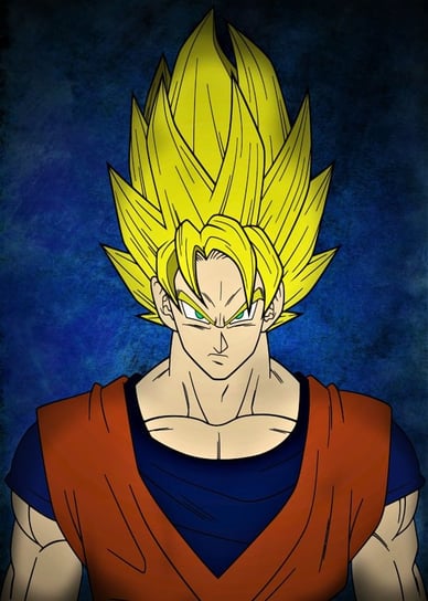 Plakat, Dragon Ball - Goku, 60x80 cm Inna marka