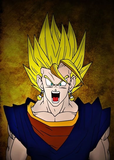 Plakat, Dragon Ball - Vegetto, 70x100 cm Inna marka