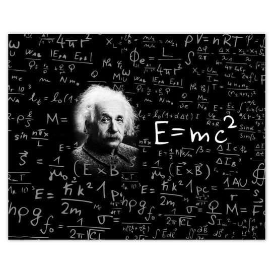 Plakat E=MC2 Albert Einstein, 50x40 cm ZeSmakiem