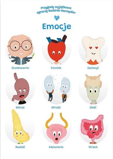 Plakat Edukacyjny Emocje Dla Dziecka Format A2 Biomedica Jacek Mieszkowicz