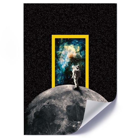 Plakat FEEBY Abstrakcyjny obraz kosmosu, 50x70 cm Feeby