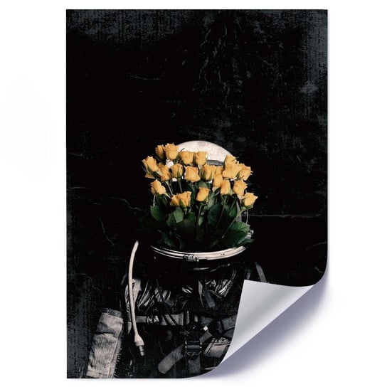 Plakat FEEBY Abstrakcyjny portret astronauty, 70x100 cm Feeby