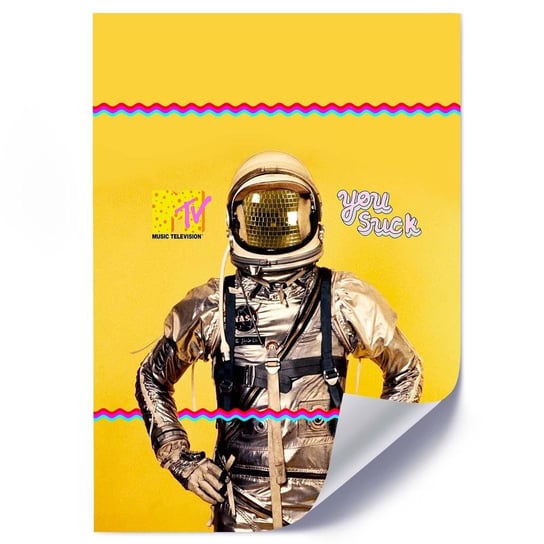 Plakat FEEBY Astronauta MTV, 40x60 cm Feeby