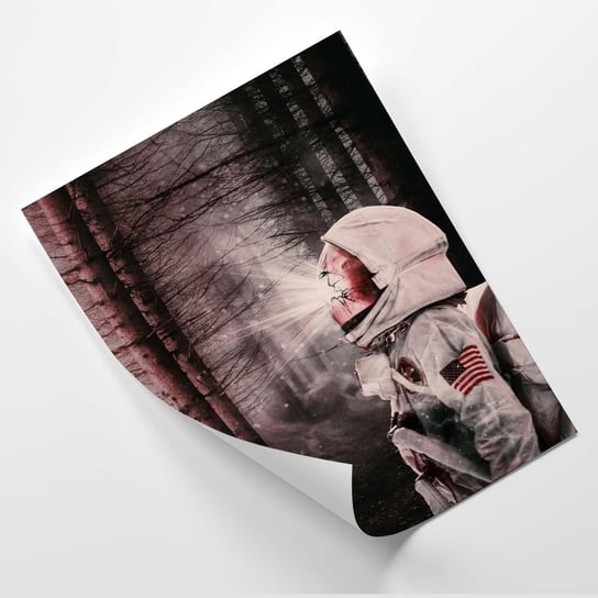 Plakat FEEBY Astronauta w ciemnym lesie - VK Art 60x80 Feeby