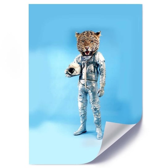 Plakat FEEBY Astronauta z głową pantery, 70x100 cm Feeby